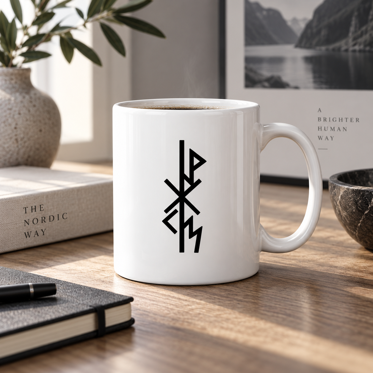 Mug Amor Luminoso — Raido Viking™