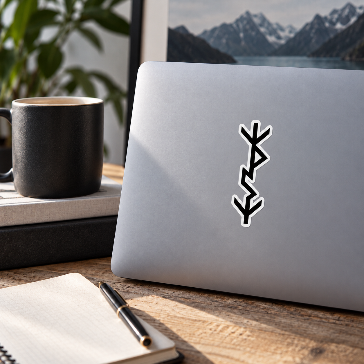 Sticker Fortuna Abierta — Raido Viking™