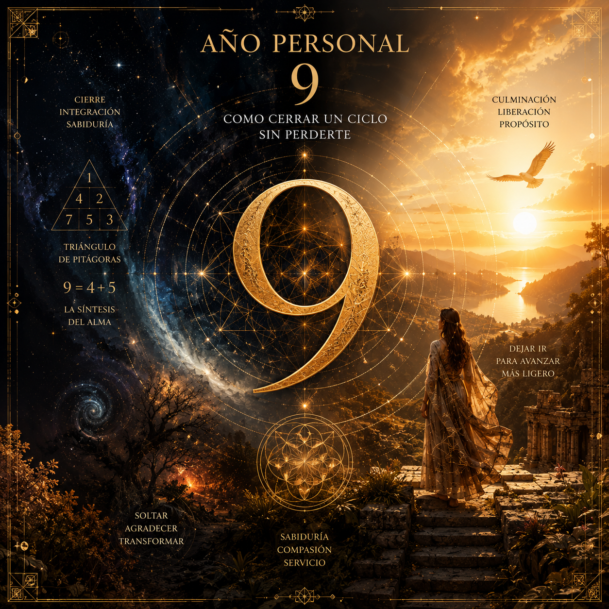Año Personal 9 · Método Raido Viking™ — cómo cerrar un ciclo sin perderte