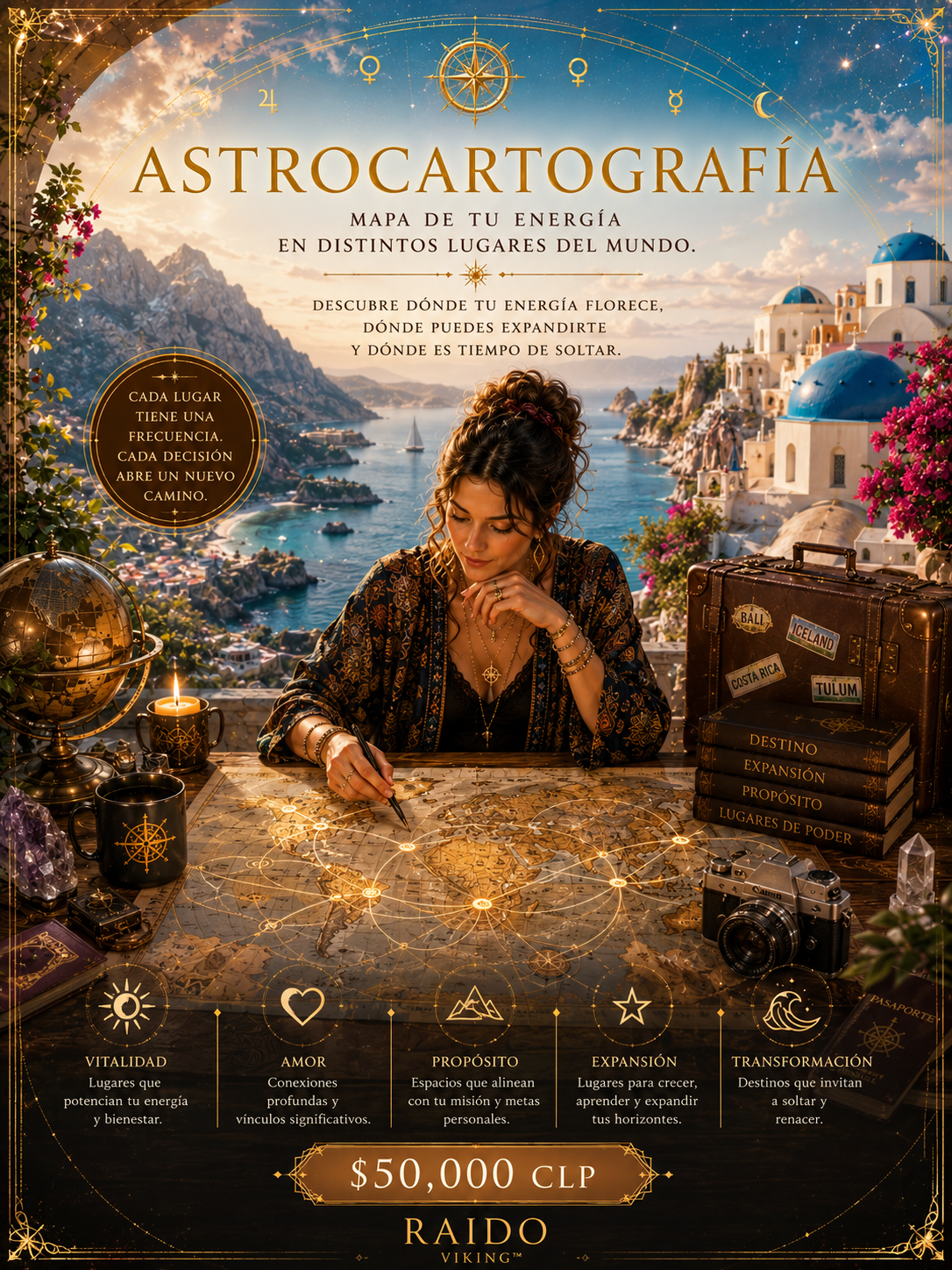 Astrocartografía · Método Raido Viking™