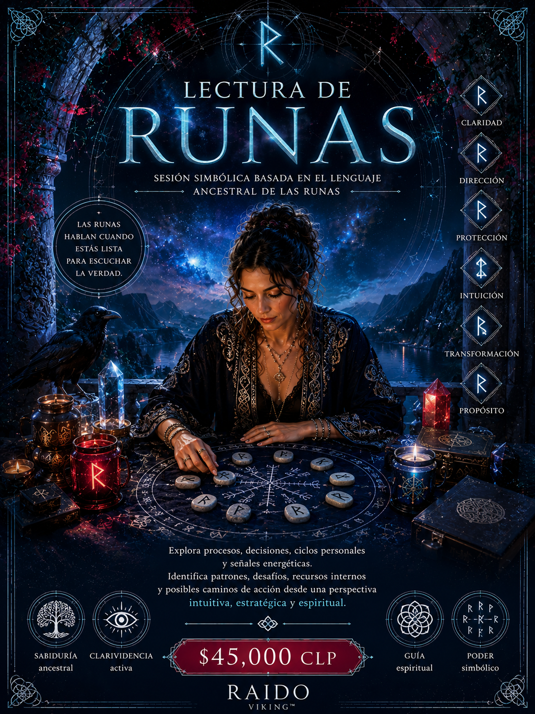 Lectura de Runas · Método Raido Viking™